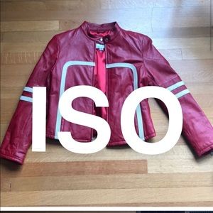 ISO OF WILSONS RED LEATHER JACKET